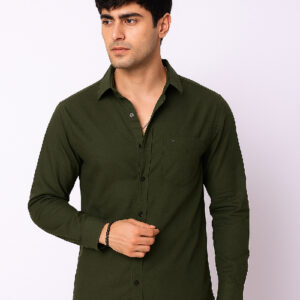 Dark Olive Green Shirt