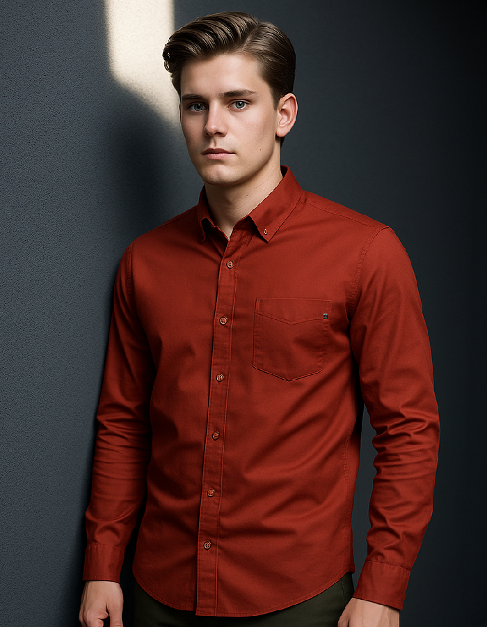Dark Red Shirt