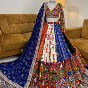 Featuring Printed Lehenga Choli in Heavy Butter Silk