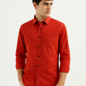 Paprika Red Plain Shirt