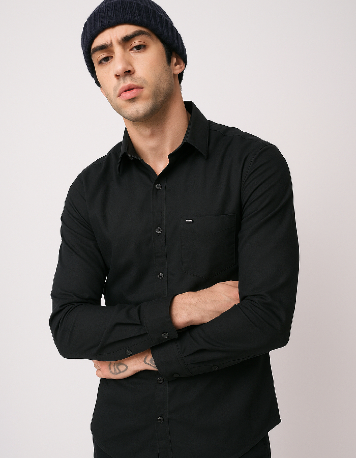Plain Black Shirt