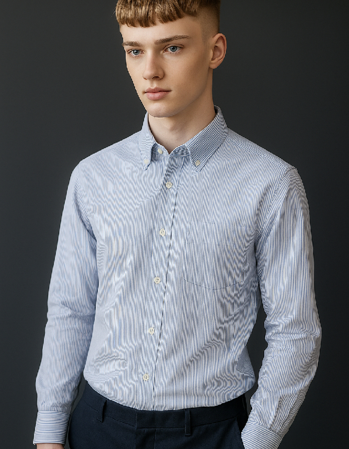 Small Line Blue Shirt
