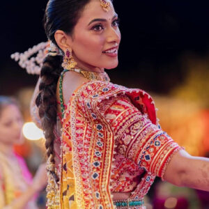 Vibrant Multicolor Printed Lehenga Choli with Traditional Motifs